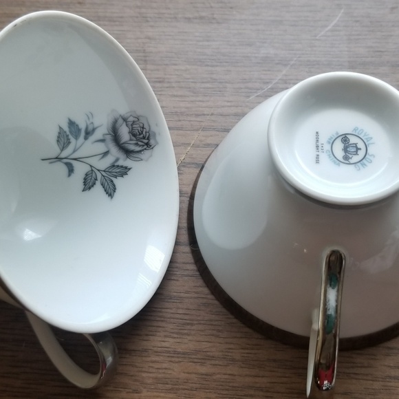 Royal Song Moonlight Pink Rose fine Cina Tea Cup - Picture 1 of 8